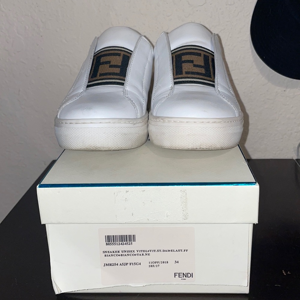 Fendi, kids, size 34 sneakers